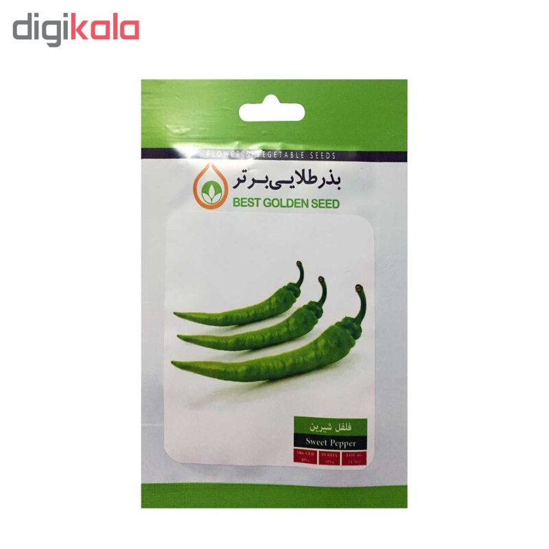 بذر فلفل بذر طلایی برتر کد P-F-BZT-03 مجموعه 3 عددی