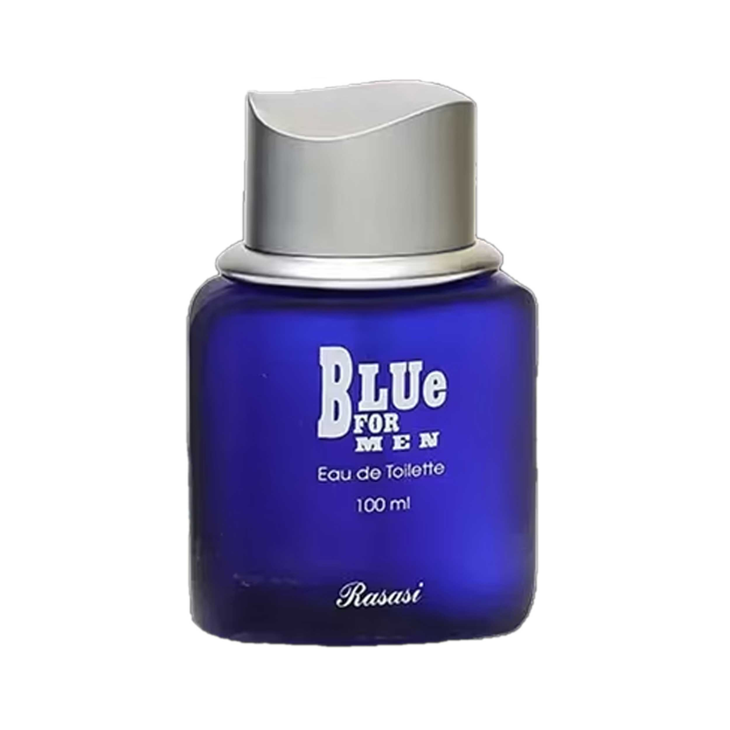 ادو تویلت مردانه رساسی مدل Blue for men با رایحه خنک و تند حجم 100 میلی لیتر
