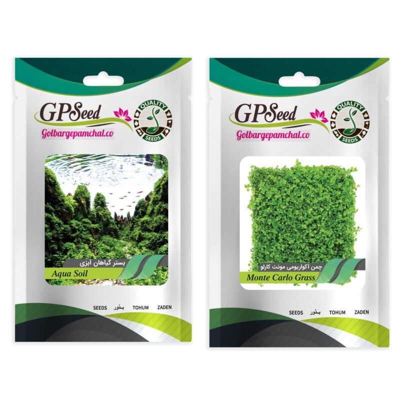 بذر چمن آکواریومی مونت کارلو گلبرگ پامچال کد GPF-001 به همراه کود