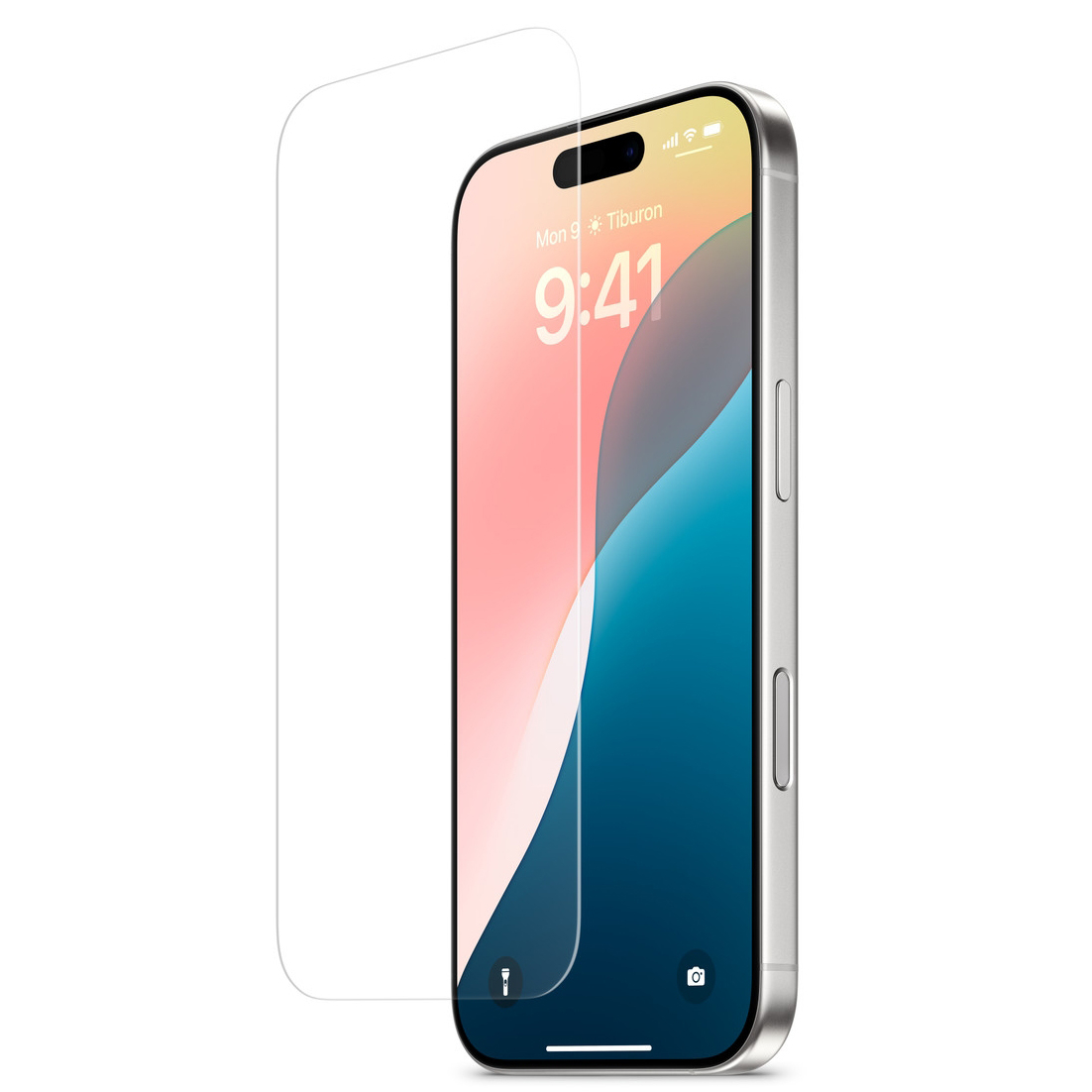 محافظ صفحه نمایش شیشه ای بادیگارد مدل Clear مناسب برای گوشی موبایل اپل iPhone 16 Pro Max